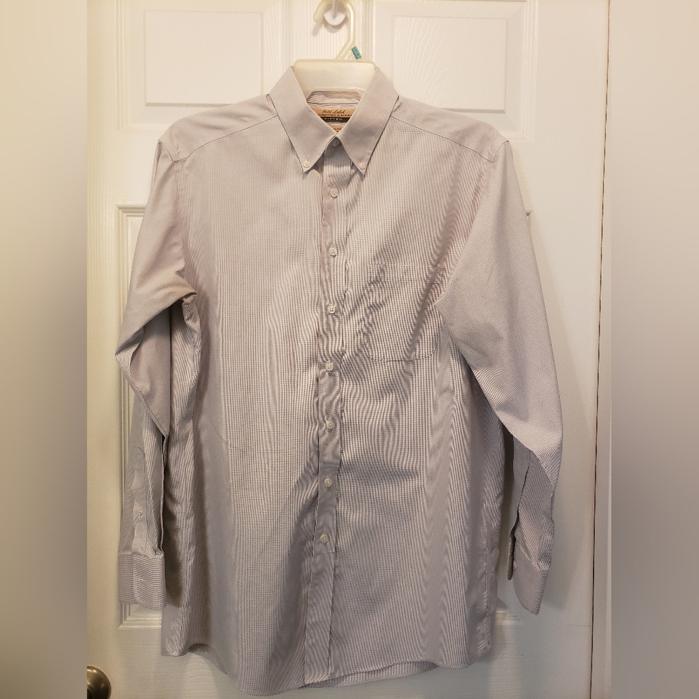 Roundtree & Yorke Gold Label fitted button down